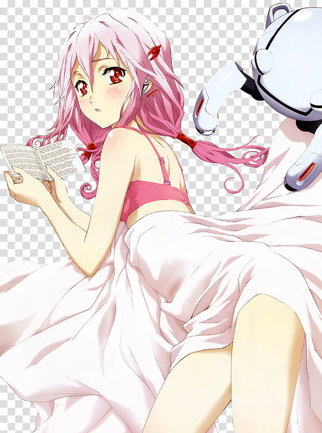 Guilty Crown render, female character transparent background PNG clipart