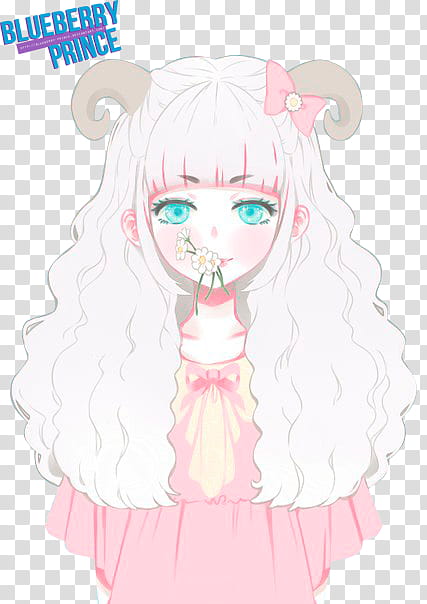 Render from VK, girl in white hair character transparent background PNG clipart
