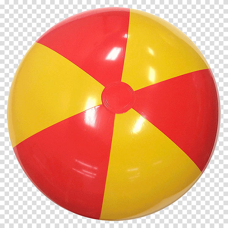 Beach Ball, Red, Yellow, Color, Orange, Sphere, Sports, Match transparent background PNG clipart
