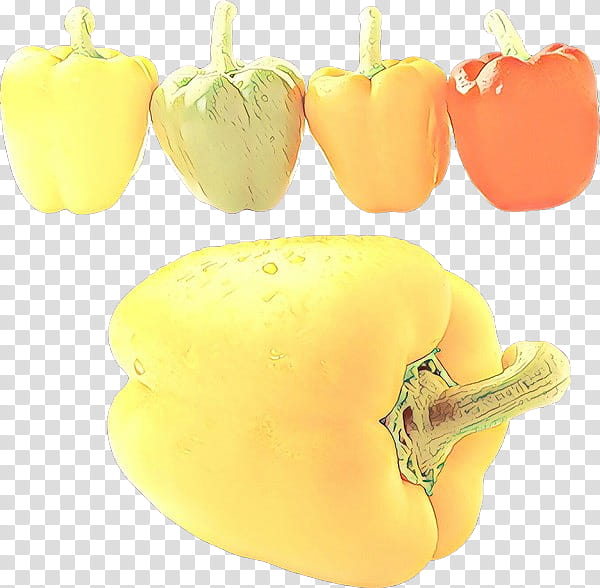 bell pepper yellow pepper yellow vegetable capsicum, Pimiento, Food, Plant, Paprika transparent background PNG clipart