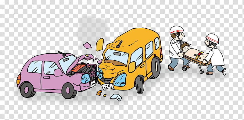 Cartoon School Bus, Traffic Collision, Accident, Rearend Collision, Transport, Cartoon, Vehicle, Public Transport transparent background PNG clipart