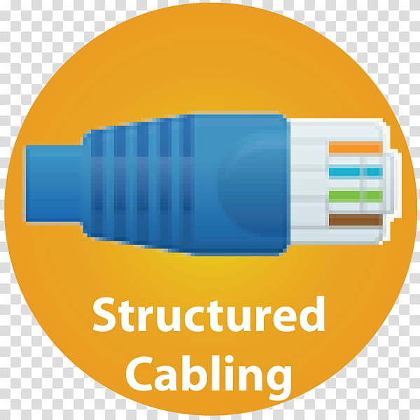 Industry Icon, Structured Cabling, Computer Network, Network Cables, Logo, Data, System, Yellow transparent background PNG clipart