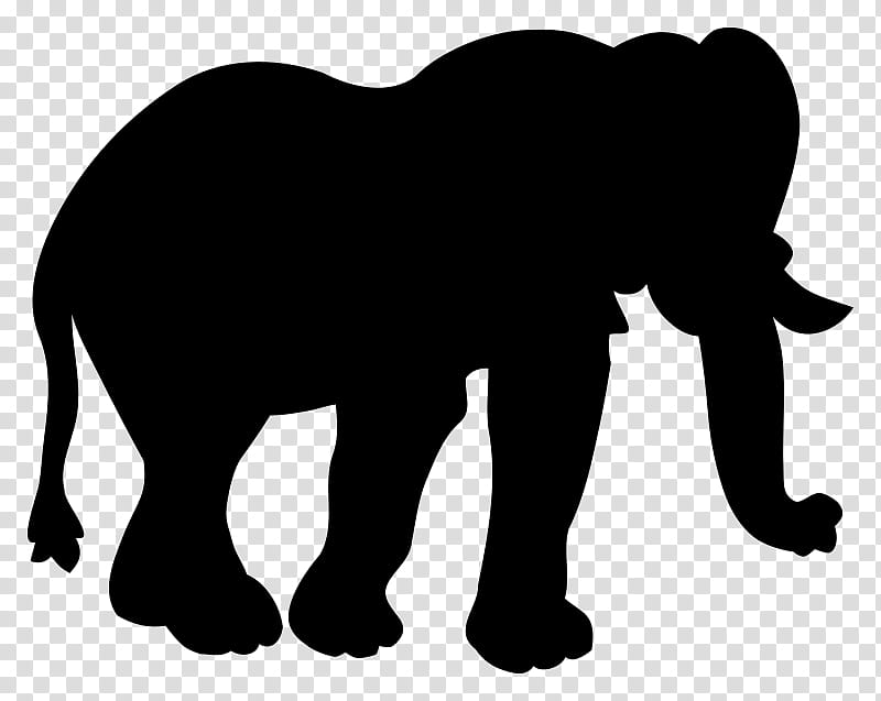 Cat Silhouette, Indian Elephant, African Elephant, Horse, Wildlife, Snout, Black M, Animal Figure transparent background PNG clipart