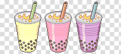 PIXEL KAWAII S, pearl drink illustration transparent background PNG clipart