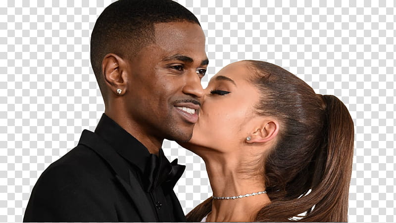 Ariana y Big Sean Singua editions transparent background PNG clipart