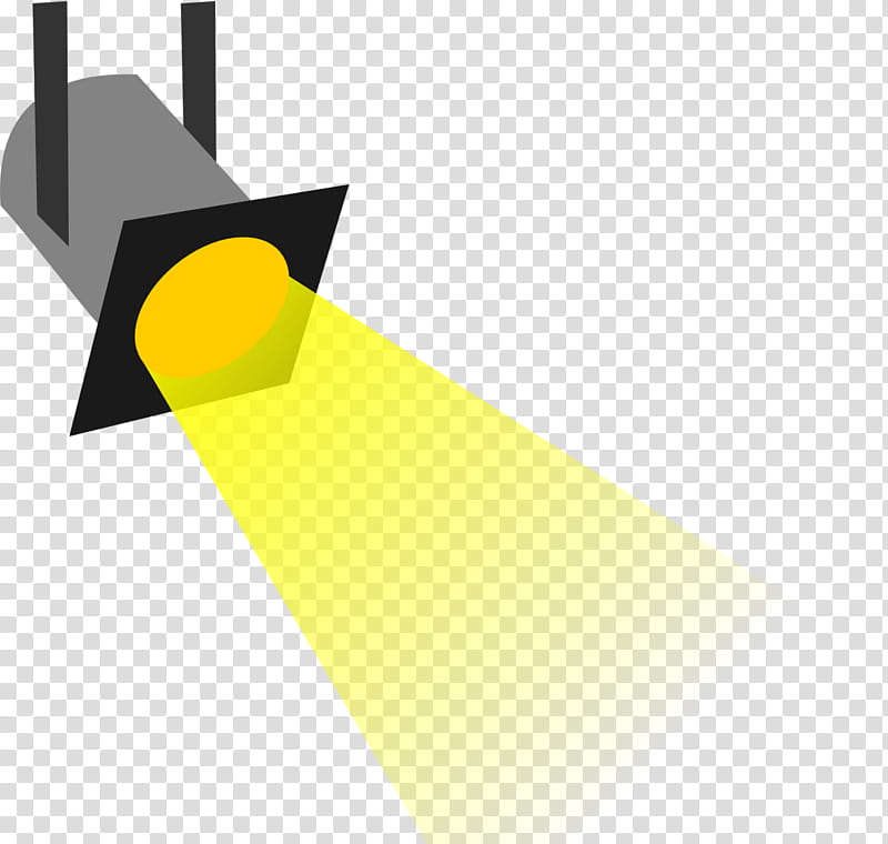 Spotlight Yellow, Stage Lighting, Intelligent Lighting, Line, Angle transparent background PNG clipart