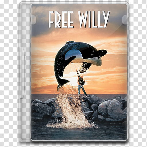 Movie Icon Mega , Free Willy, Free Willy game case transparent background PNG clipart