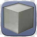 Marei Icon Theme, gray cube box transparent background PNG clipart
