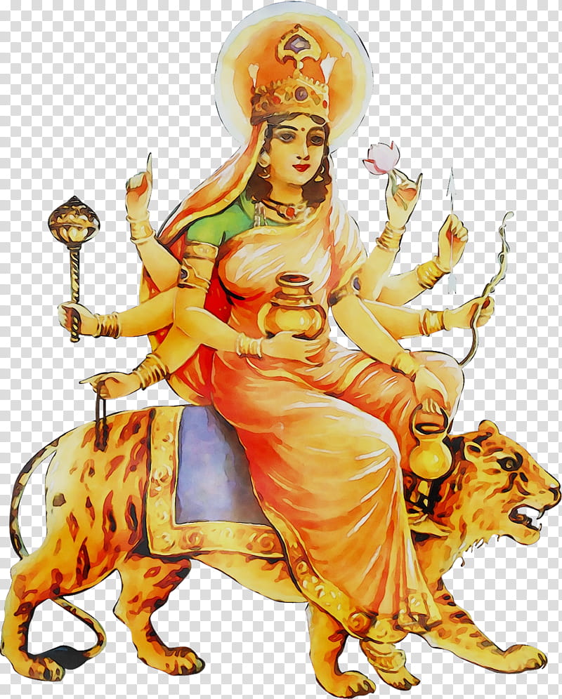 India, Navaratri, Hindi, 2018, Durga, Gujarati Language, Mythology, Statue transparent background PNG clipart