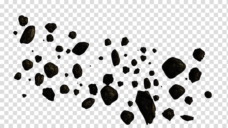 Asteroid Belts Mega , black stones transparent background PNG clipart