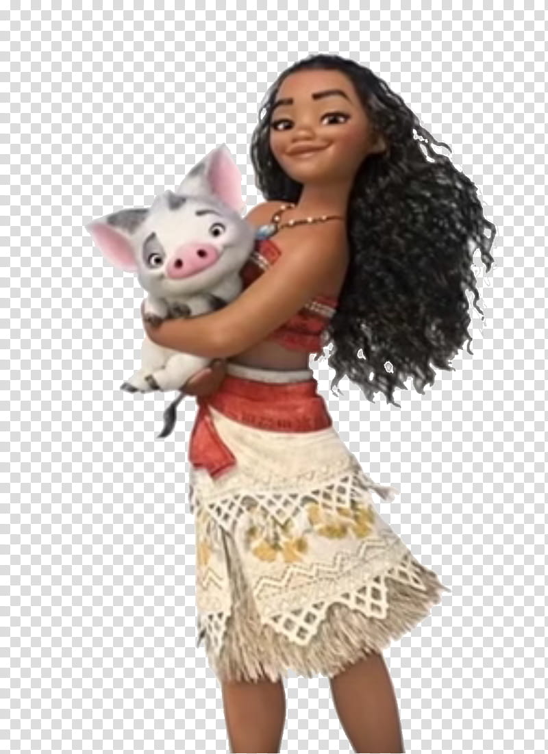 Disney Moana and pig transparent background PNG clipart