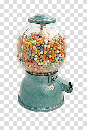 S, green gumball machine transparent background PNG clipart