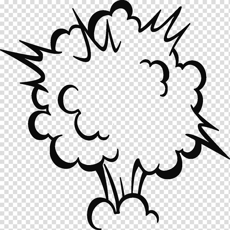 explosion clip art black and white png