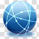 The Spherical Icon Set, network, round white and blue icon logo transparent background PNG clipart