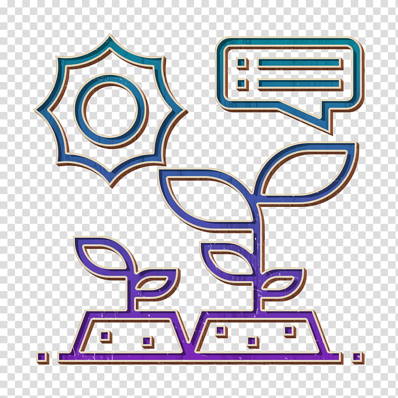 Astronautics Technology icon Plants icon Enviroment icon, Text, Line, Logo, Electric Blue transparent background PNG clipart