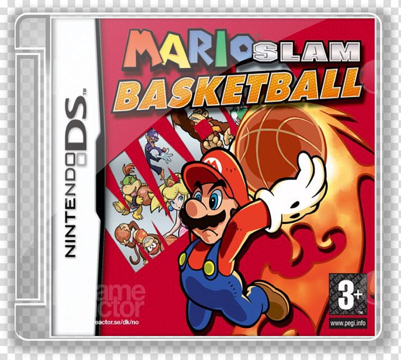 Super Mario Jewel Case, Mario Slam Basketball transparent background PNG clipart