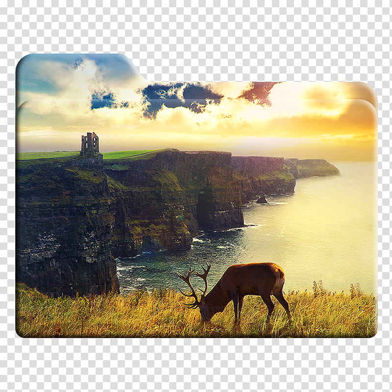 Scotland Folder Icons Windows Only , . Deer And Cliffs transparent background PNG clipart