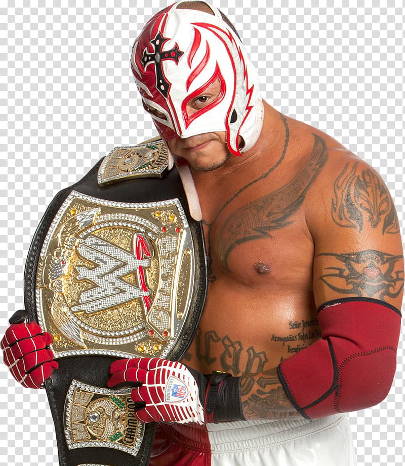Rey Mysterio WWE Champion transparent background PNG clipart