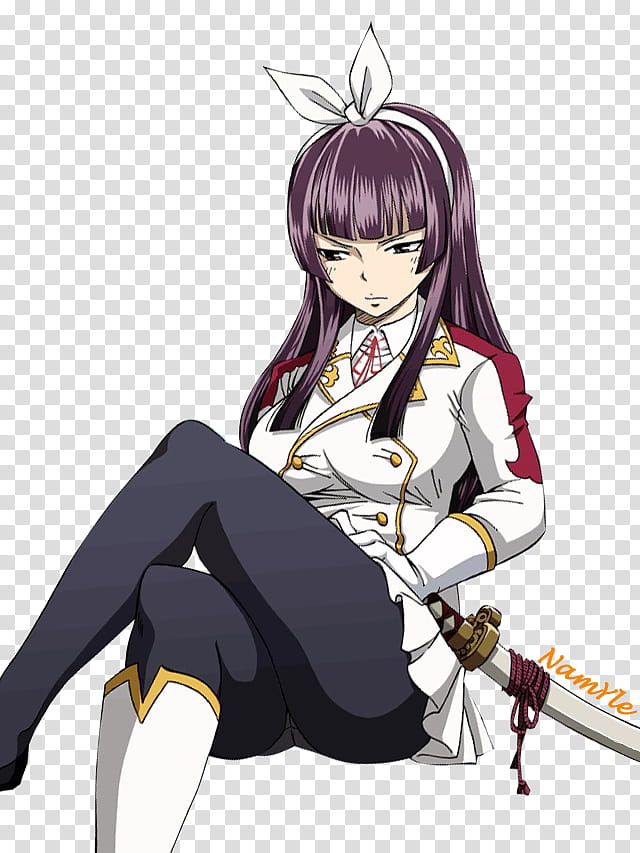 Kagura Mikazuchi Render, female character transparent background PNG clipart