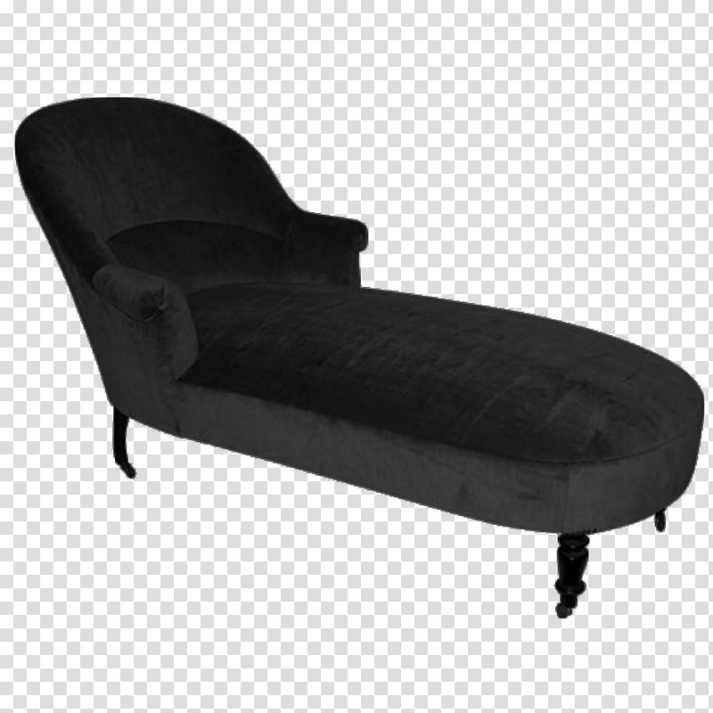 Sofa, black fainting couch in blue background transparent background PNG clipart