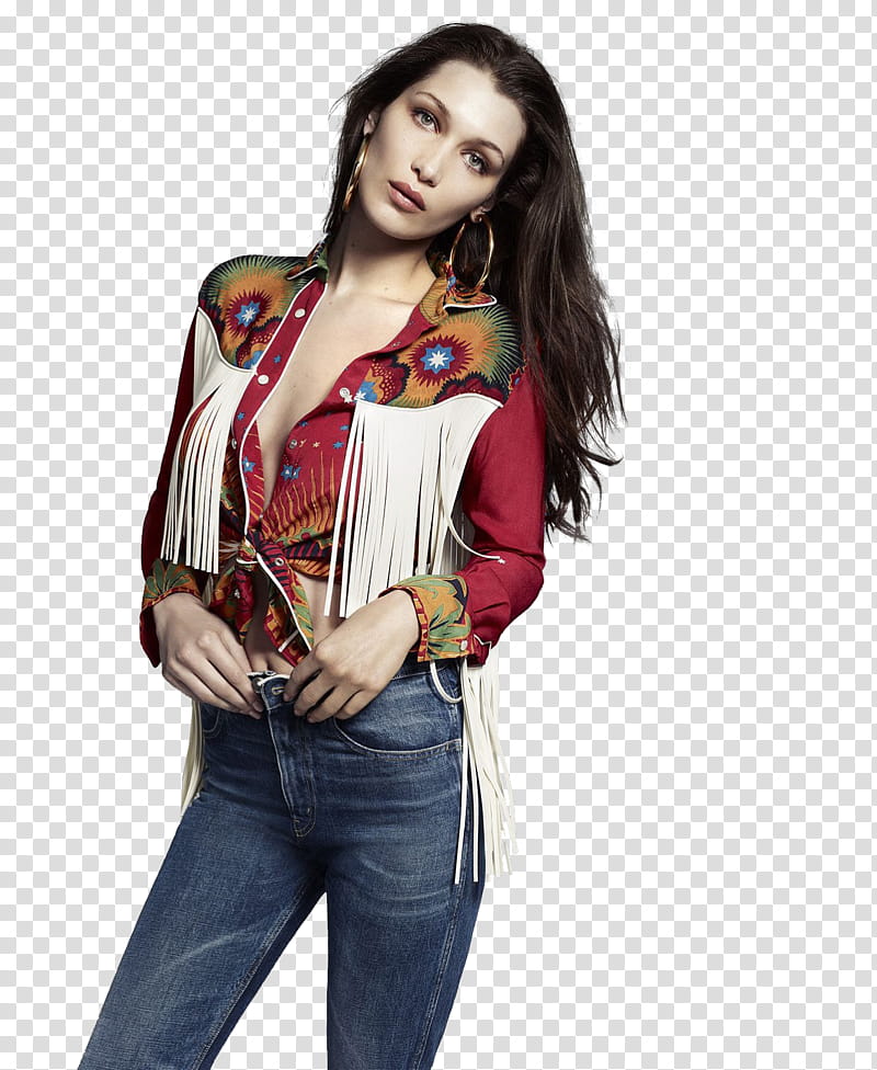 Bella Hadid, confident () transparent background PNG clipart