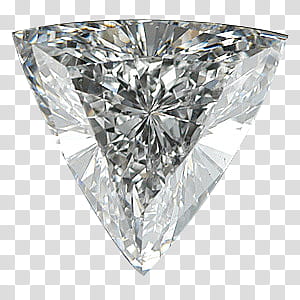 gemstones, triangular clear gemstone transparent background PNG clipart