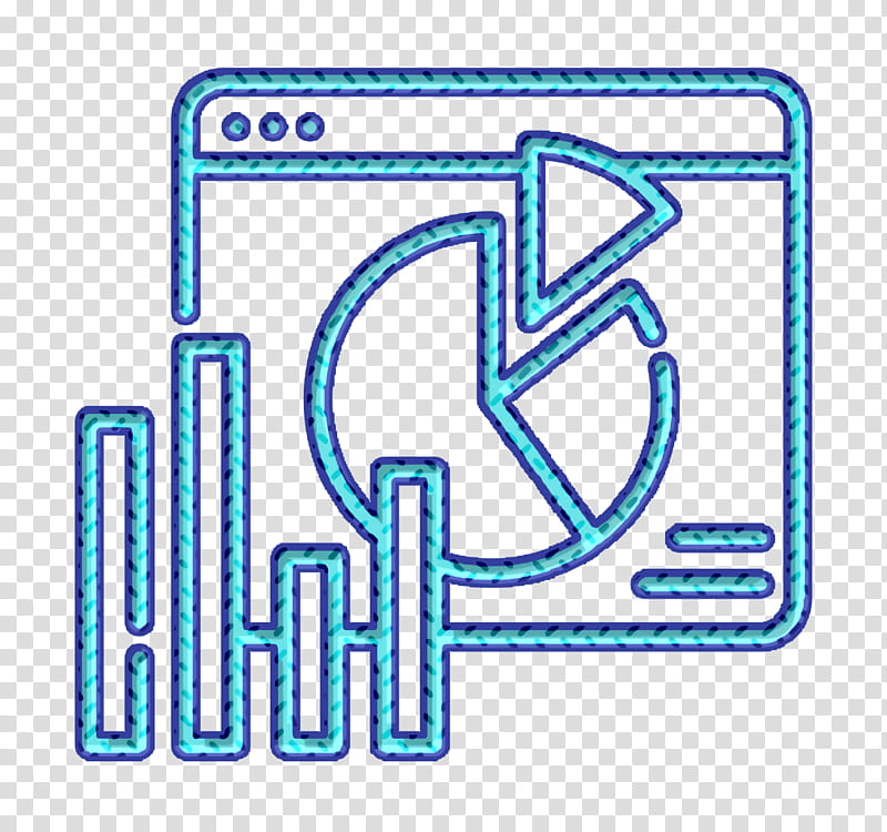 Ecommerce icon Result icon Stadistics icon, Text, Line, Logo, Electric Blue, Rectangle, Symbol transparent background PNG clipart