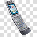 Mobile phones icons, motorazer, silver Motorola Razr V flip phone illustration transparent background PNG clipart