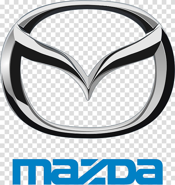 Mazda Logo, Mazda Motor Corporation, Car, Mazda Mx5, Mazda Bt50, Mazda Cx5, Automotive Industry, Vehicle, Rim, Black And White transparent background PNG clipart