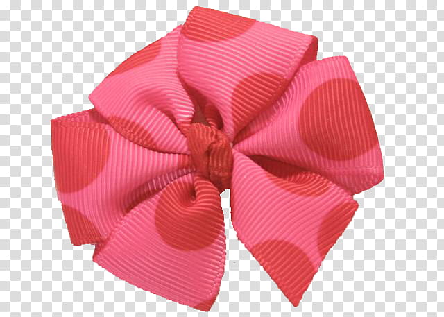 Bows, red and pink polka-dotted bowtie transparent background PNG clipart