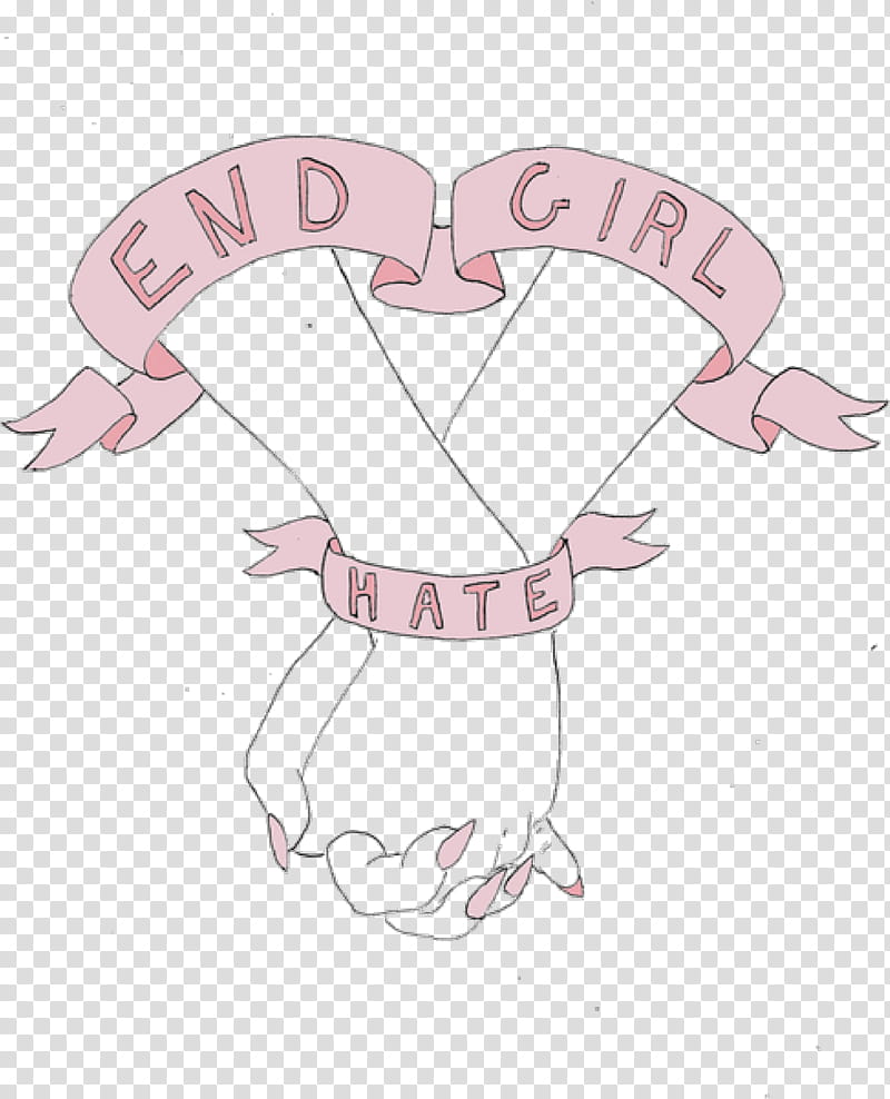 Girl, Feminism, Woman, Girl Power, Instiz, Womens Empowerment, Line Art, Pink transparent background PNG clipart