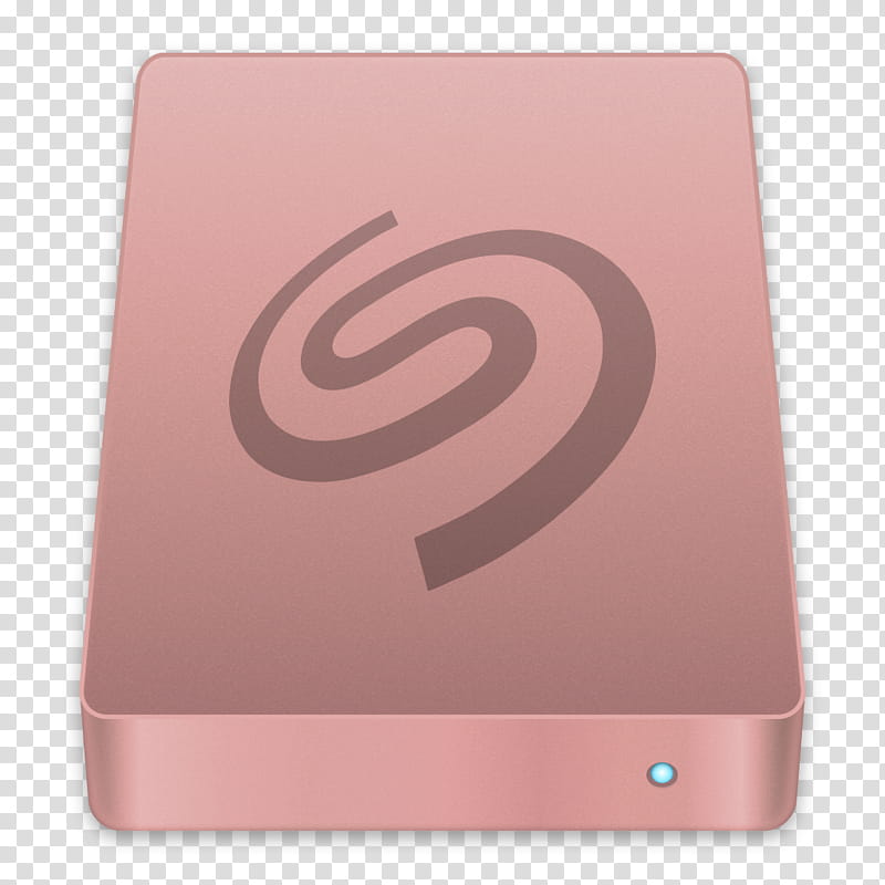 Drives Icon Rose and Denim, Rose Seagate, pink Seagate portable HDD illustration transparent background PNG clipart