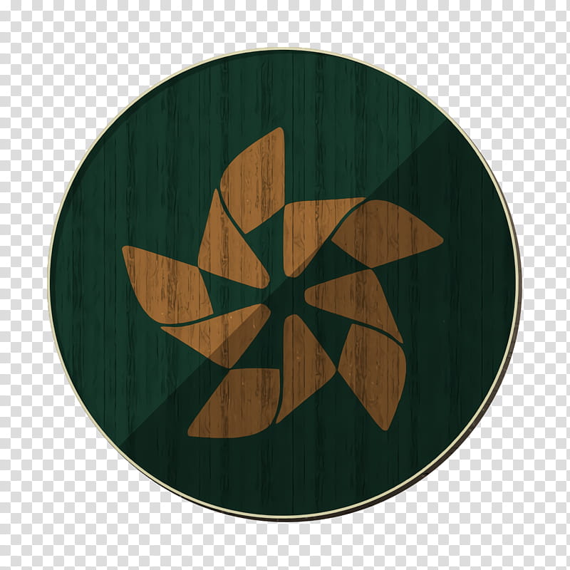 tizen icon, Green, Leaf, Brown, Symbol, Circle, Plant transparent background PNG clipart