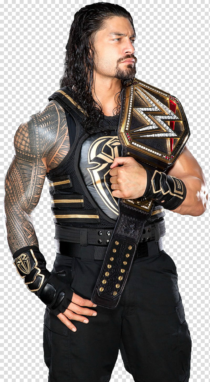 Roman Reigns Wwe Champion Unreleased Render Transparent Background