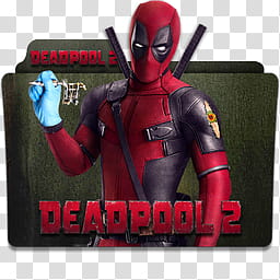 Deadpool   Folder Icon Pack, Deadpool  v x transparent background PNG clipart