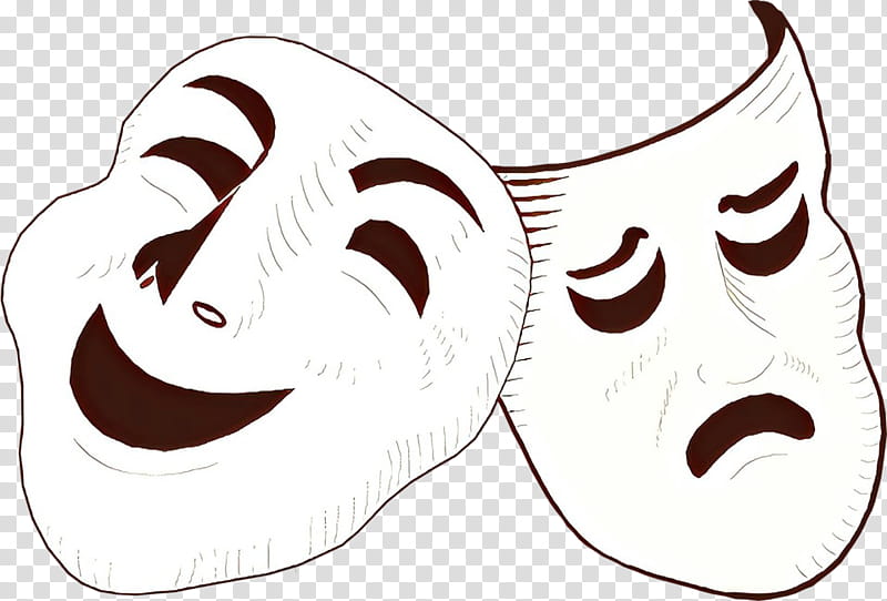 Emoticon Smile, Cartoon, Drama, Theatre, Mask, Play, Drama Masks, transparent background PNG clipart