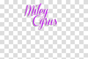 Miley Cyrus Texto transparent background PNG clipart thumbnail