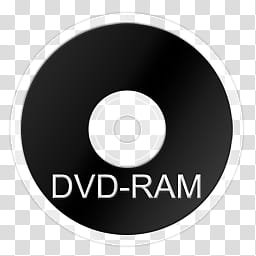 Black Vista Icons Pack, DVD RAM transparent background PNG clipart