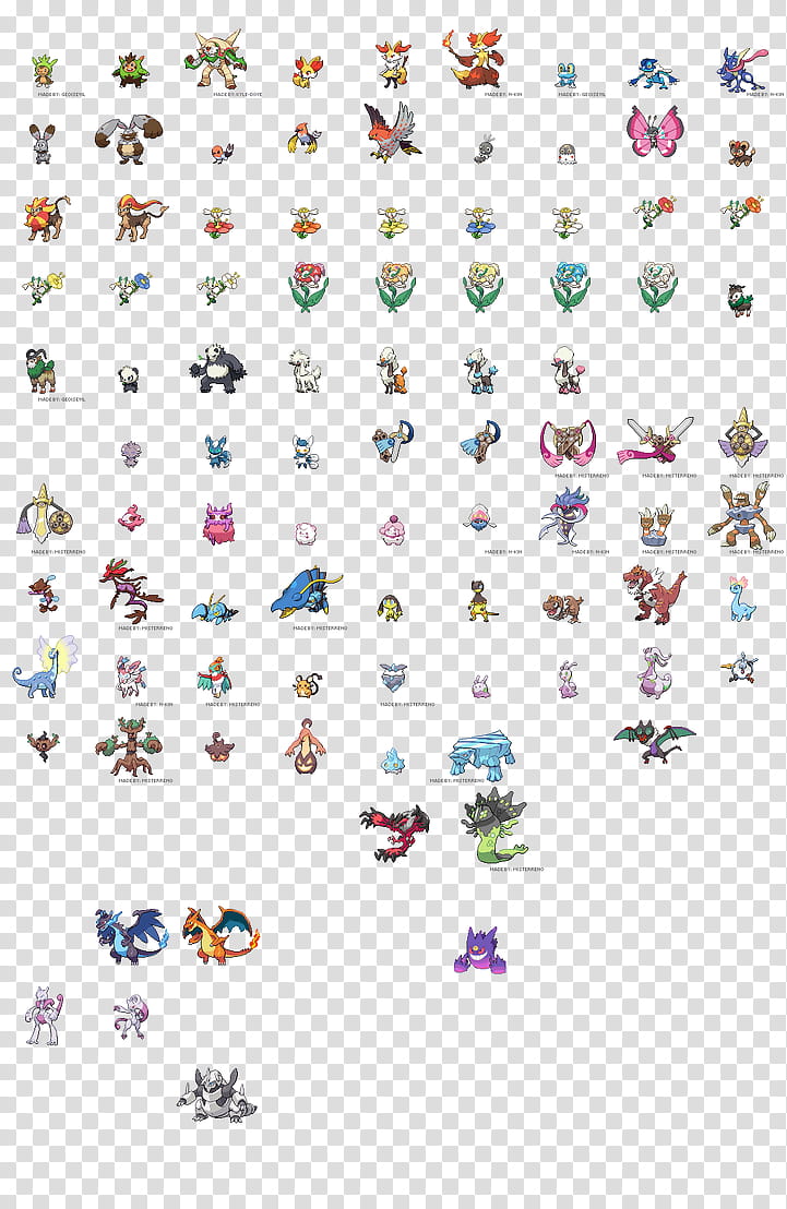 Pokemon XY Sprites (OLD, WILL BE UPDATED...MAYBE) transparent background PNG clipart