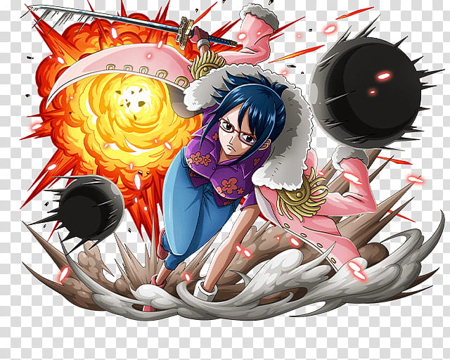 TASHIGI MARINE CAPTAIN, One Piece character transparent background PNG clipart