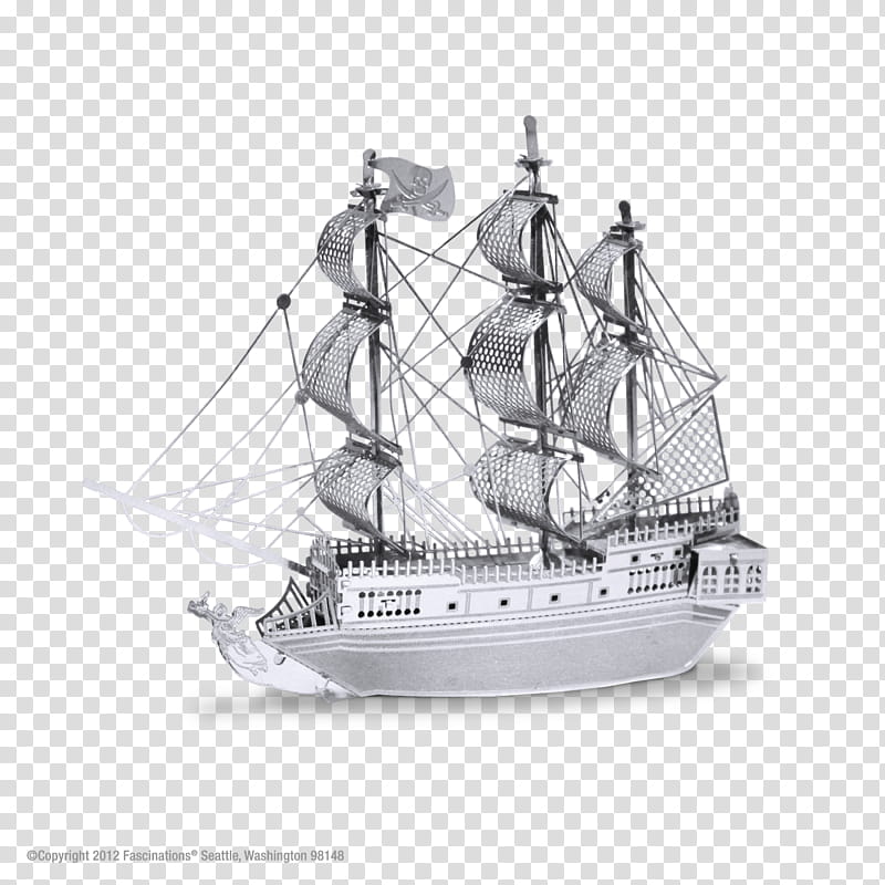 Cartoon Earth, Black Pearl, Fascinations Earth 3d Metal, Plastic Model, Ship, Queen Annes Revenge, Scale Models, Toy transparent background PNG clipart