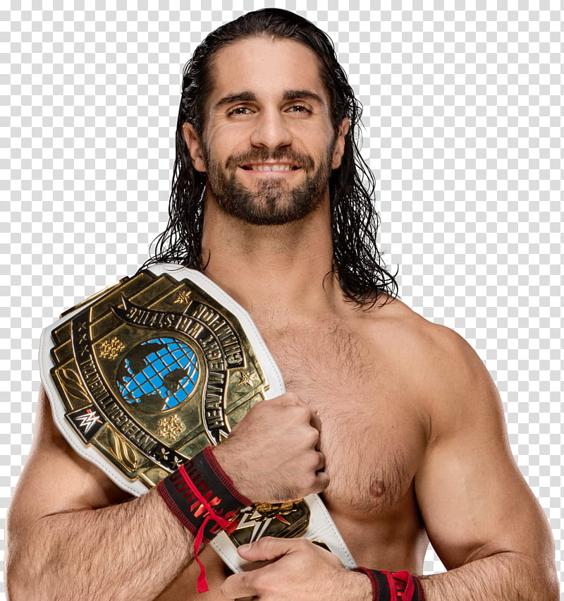 Seth Rollins New IC Champion  transparent background PNG clipart