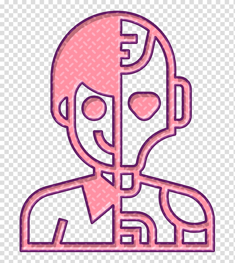 Astronautics Technology icon Humanoid icon Human icon, Pink, Logo transparent background PNG clipart