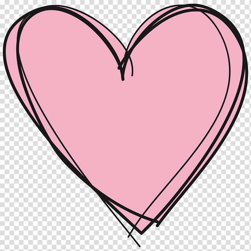 ES , heart-shaped pink transparent background PNG clipart