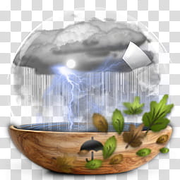 Sphere   the new variation, clouds and rain illustration transparent background PNG clipart