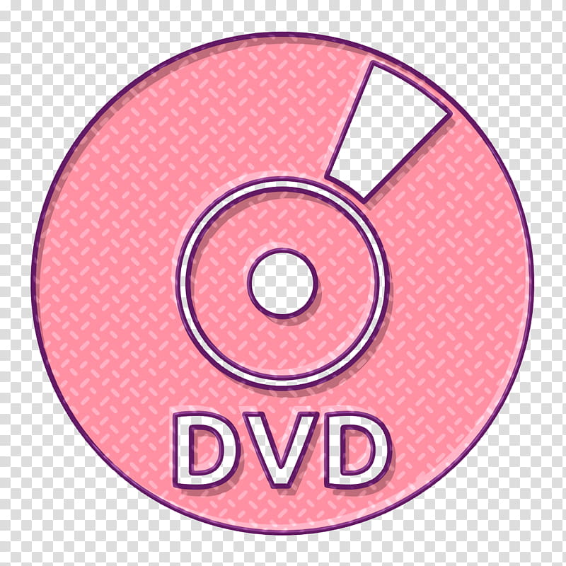 disk icon dvd icon multimedia icon, Storage Icon, Pink, Circle transparent background PNG clipart