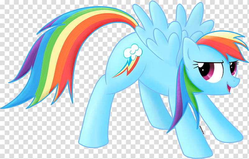 Rainbow Dash, My Litter Pony character transparent background PNG clipart