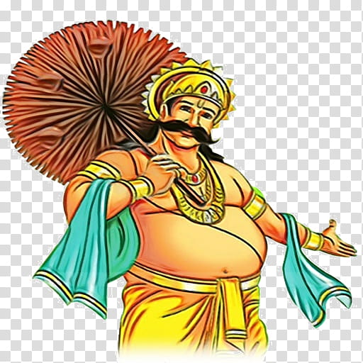 Onam Mahabali, Kerala, Festival, Vallam Kali, History, Vishu, Malayalam, South India transparent background PNG clipart