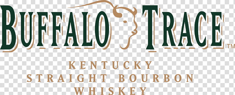 Buffalo Trace Distillery Text, Logo, Bourbon Whiskey, Kentucky transparent background PNG clipart