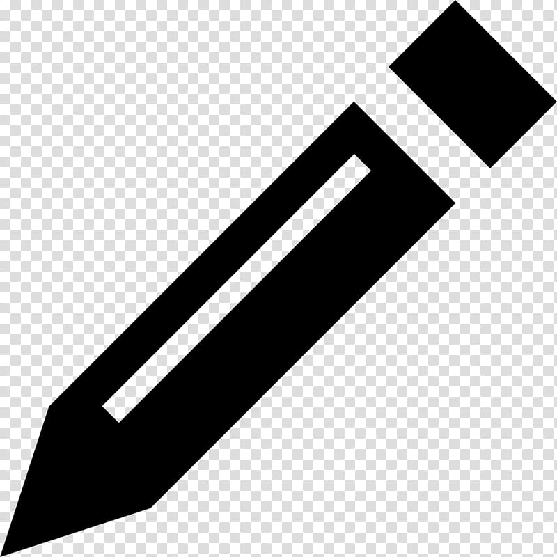 Pencil Icon, Editing, Icon Design, User Interface, Svgedit, Black, Black And White
, Line transparent background PNG clipart